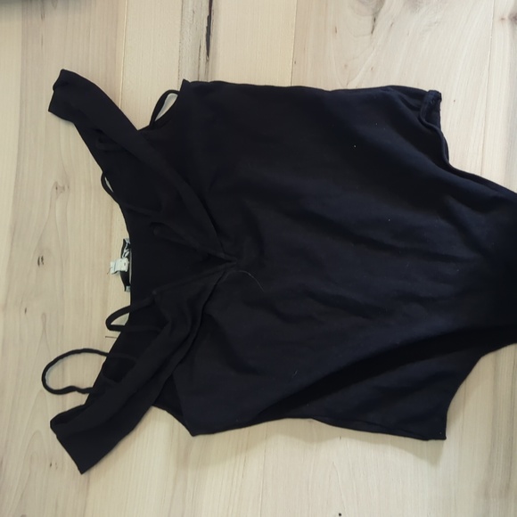 🎉HP🎉  Express Strappy Off The Shoulder Thong Bodysuit - Picture 2 of 2